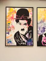Charlie Chaplin Acrylgemälde im Pop Art Stil Nordrhein-Westfalen - Gütersloh Vorschau