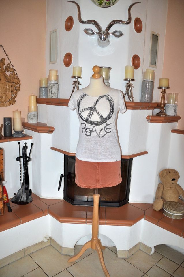 Key Largo Kurzarmshirt Peace T-Shirt Shirt M 38 40 in Heppenheim (Bergstraße)