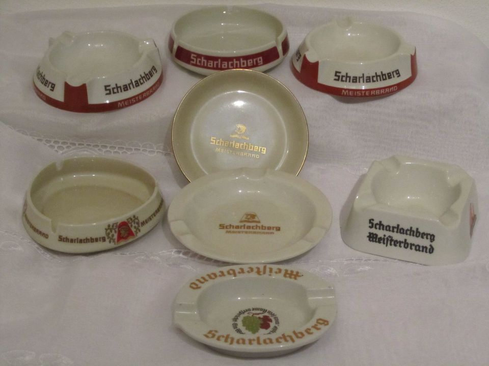 Aschenbecher, Ascher, Porzellan, Jacobi in Münchberg