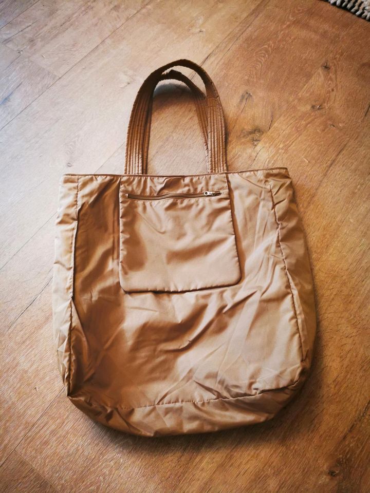 Mos Mosh Schulter Tasche Einkaufstasche beige in Geseke