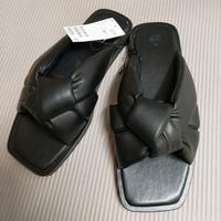 Pantoletten Sandalen schwarz 38 Kunstleder H&M neu mit Ettiket Rheinland-Pfalz - Rhens Vorschau