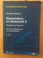Klausurenkurs im Staatsrecht II Christoph Degenhart Pankow - Prenzlauer Berg Vorschau