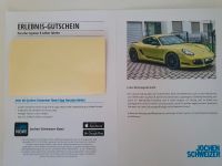 Jochen Schweizer Erlebnis-Gutschein Porsche Cayman R Neuhausen-Nymphenburg - Neuhausen Vorschau