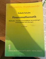 Finanzmathematik Kobelt/Schulte Niedersachsen - Friedeburg Vorschau