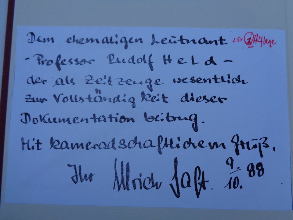 Rar-Krieg in der Heimat-signiert-Ulrich Saft in Lüneburg