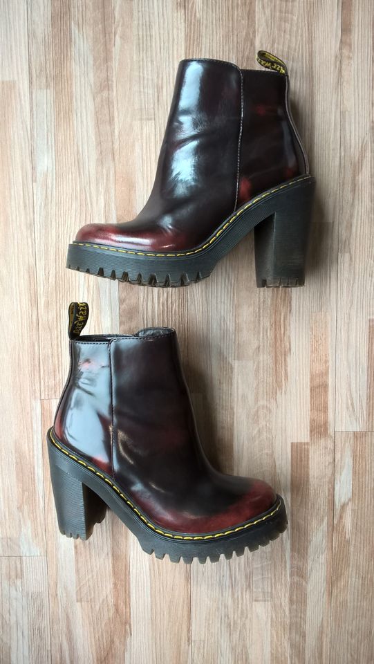 DR. MARTENS "Magdalena" Stiefeletten Boots NEU 36 cherry red in Neuss