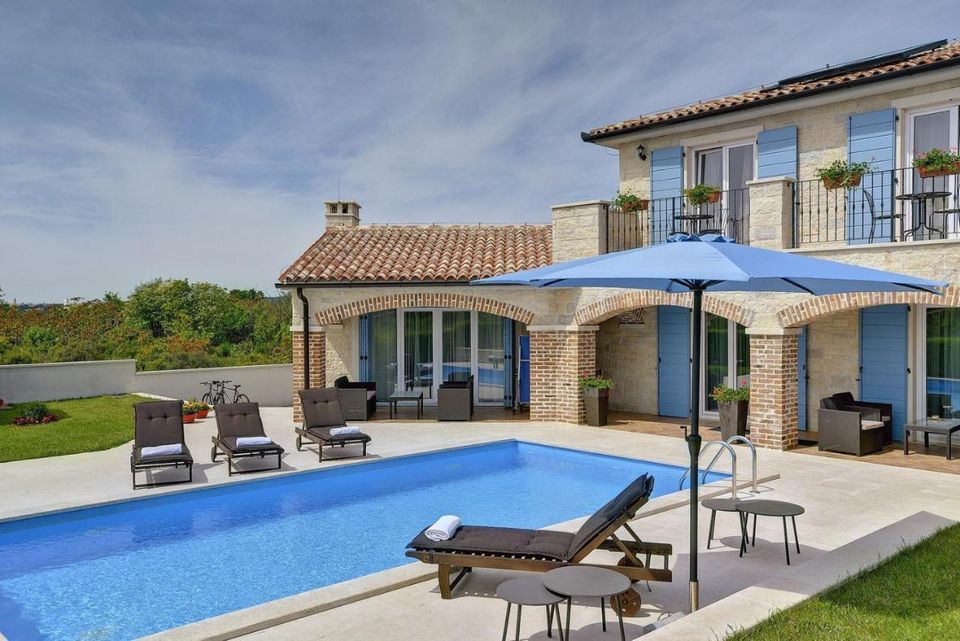 Villa mit Pool im Medulin Istrien Kroatien Urlaub in Farchant