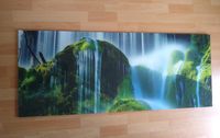 Eurographics Glasbild Wasserfall, 50cm x 125cm ,Wald,grün,Wasser Niedersachsen - Hildesheim Vorschau