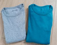 2 Longsleeve von JAKO-O Gr 104/110 petrol, grau Hessen - Mainhausen Vorschau