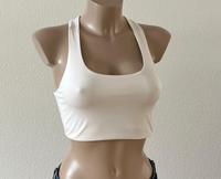 H&M BUSTIER M 38 sport bh y2k vintage Retro Sommer Style weiß Baden-Württemberg - Aichtal Vorschau