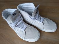 Schöne Vans Sneaker SK8 Hi high weiß/grau Gr.42,5 Leder neuwertig Nordrhein-Westfalen - Leverkusen Vorschau