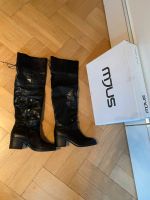 MJUS Overknee Stiefel Gr. 41 Schwarz Echtleder Neu OVP Berlin - Zehlendorf Vorschau