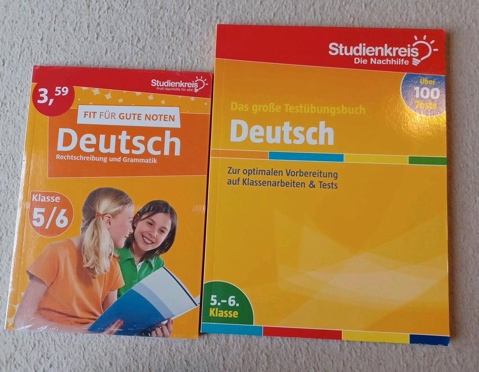Lernhefte Deutsch 5./6. Klasse Studienkreis Rechtschr Grammatik in Giesen