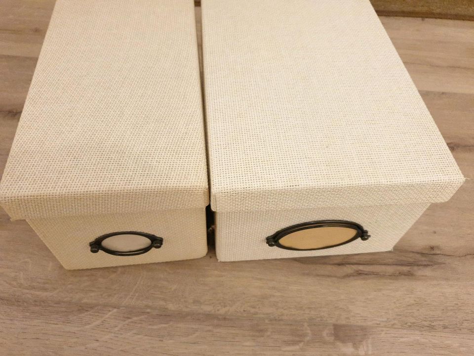 2 KVARNVIK Kasten Box Schachtel IKEA Deko beige in Kiel