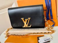 LOUIS VUITTON Neo Sobe Cuir Chaine Noir Clutch M94335 Hessen - Gießen Vorschau