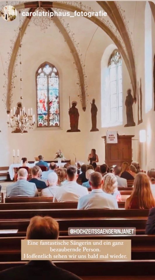 Hochzeitssängerin | Sängerin für Hochzeit Taufe Geburtstag NRW NI in Osnabrück