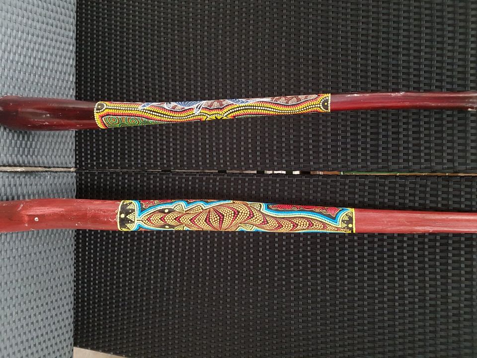 Didgeridoo handbemalt ca. 120 cm Deko Musik in Rehlingen-Siersburg