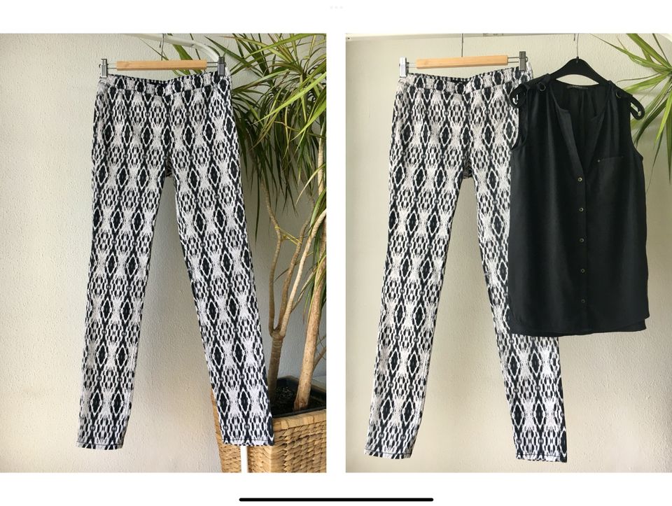 Skinny-Jeans Animal-Print Boho Blogger Hippie Gothic Punk Grunge in Langweid am Lech