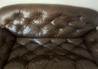 Vintage Leder Sofa/Couch Chesterfield Art Baden-Württemberg - Esslingen Vorschau