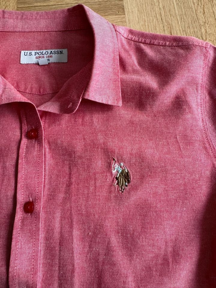 U.S. Polo Assn. Hemd Bluse Größe 40 rot Damen in Frankfurt am Main