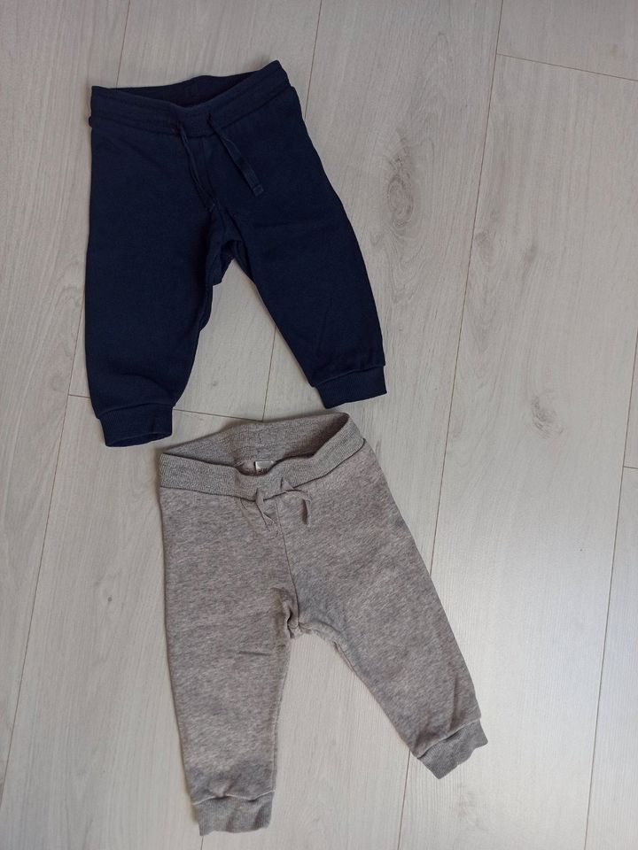 H&M 74 Set Jogginghosen Joggers Sweatpants Sweathosen grau in Plankstadt