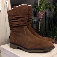 Rauleder Winterstiefel Echtleder gefütterte Boots in 41 Hannover - Ricklingen Vorschau