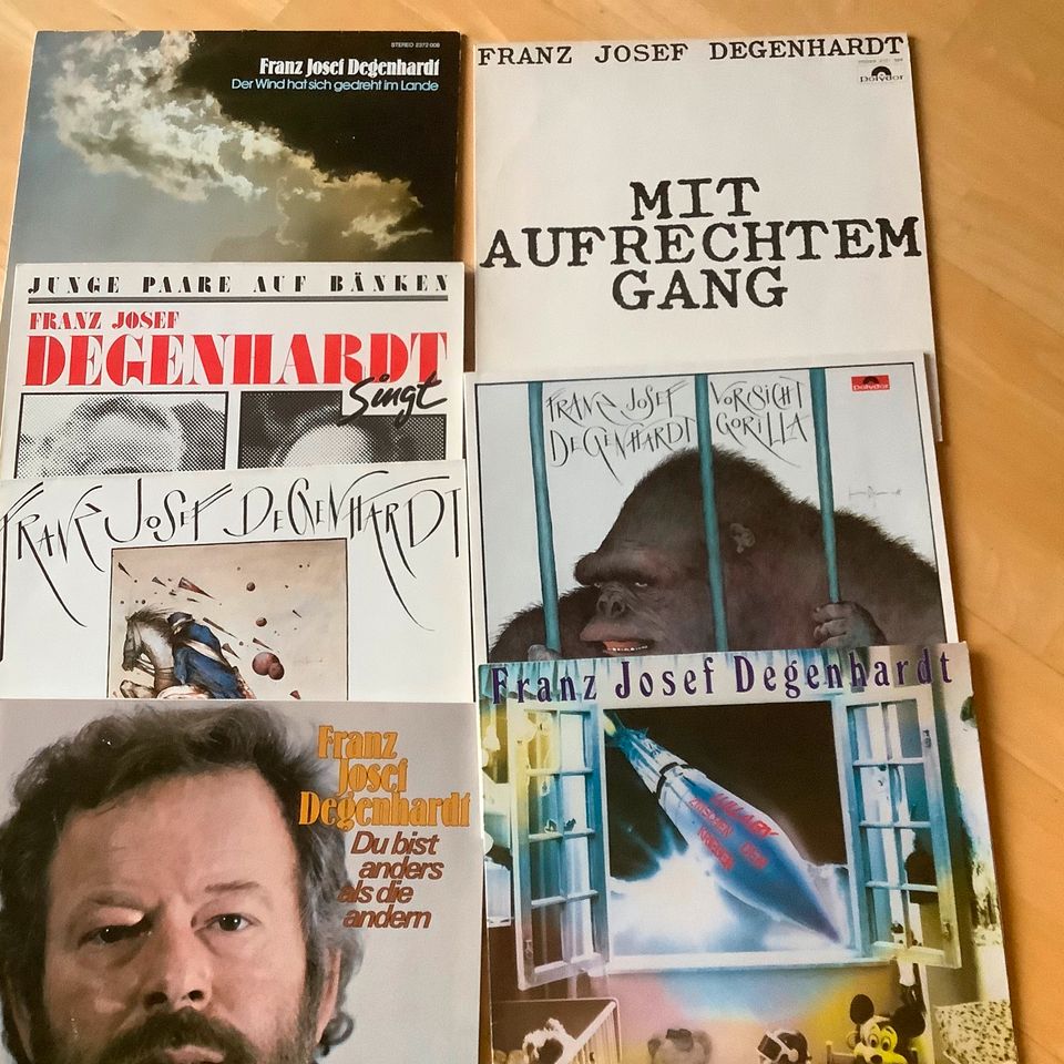 Schallplatten Liedermacher Franz Josef Degenhardt in Erden