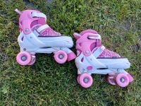 Kinder Rollschuhe pink/weiß Größenverstellbar Brandenburg - Dannenwalde (Gumtow) Vorschau