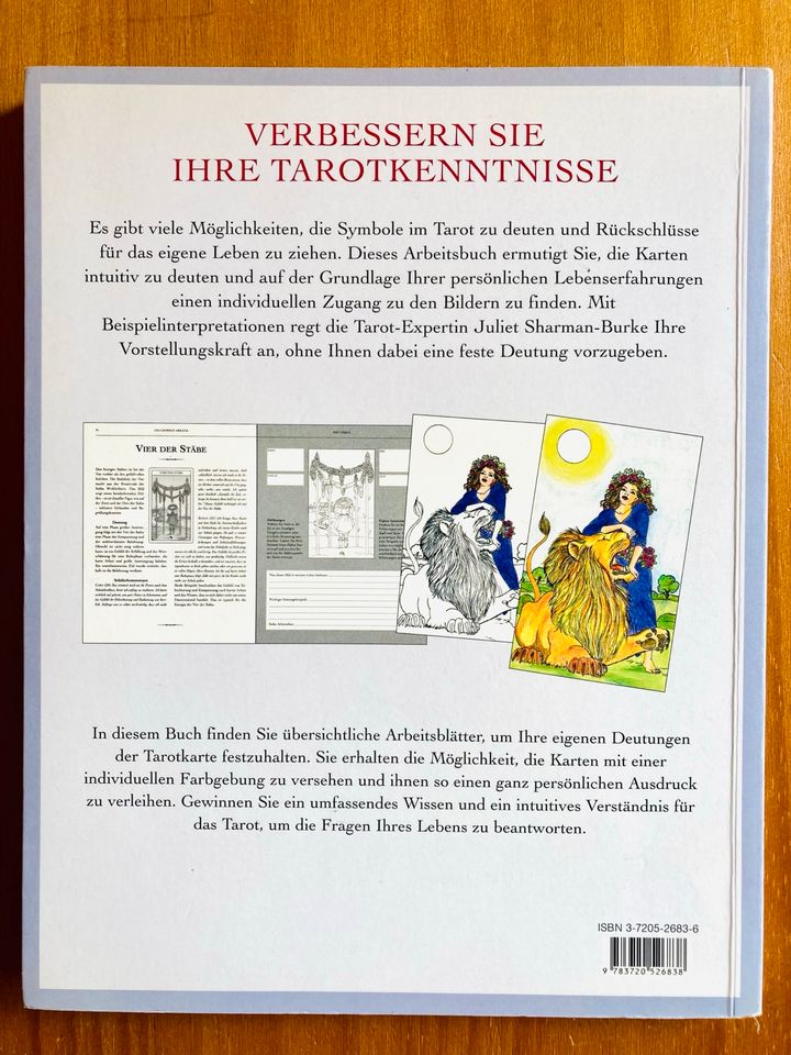 Tarot das Arbeitsbuch Sharman-Burke NEUwertig in Baden-Baden