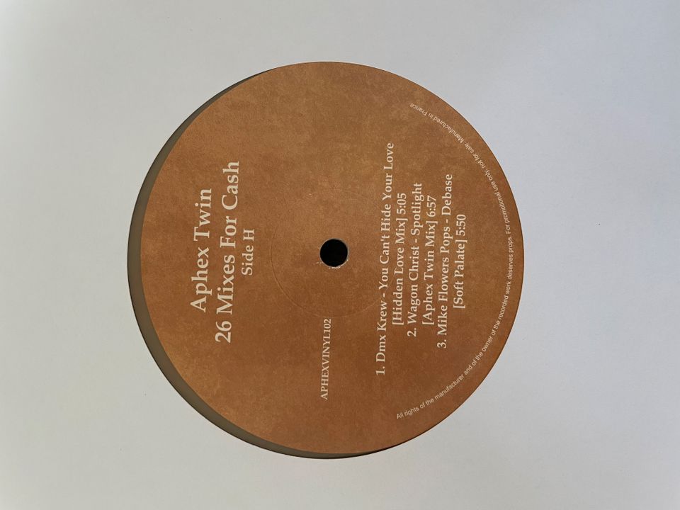 Aphex Twin - 26 Mixes For Cash APHEXVINYL102 (4x Vinyl / LP) in Hamburg