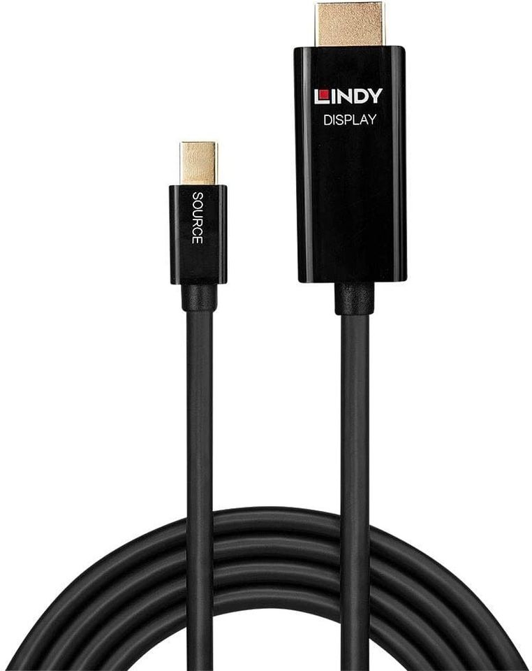 LINDY 40912 2m Aktives Mini DisplayPort an HDMI Adapterkabel in Körle