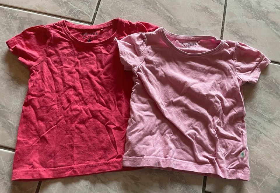 Tshirt Set 2 Stück rosa pink Blue Seven 92 Shirt in Schwerte