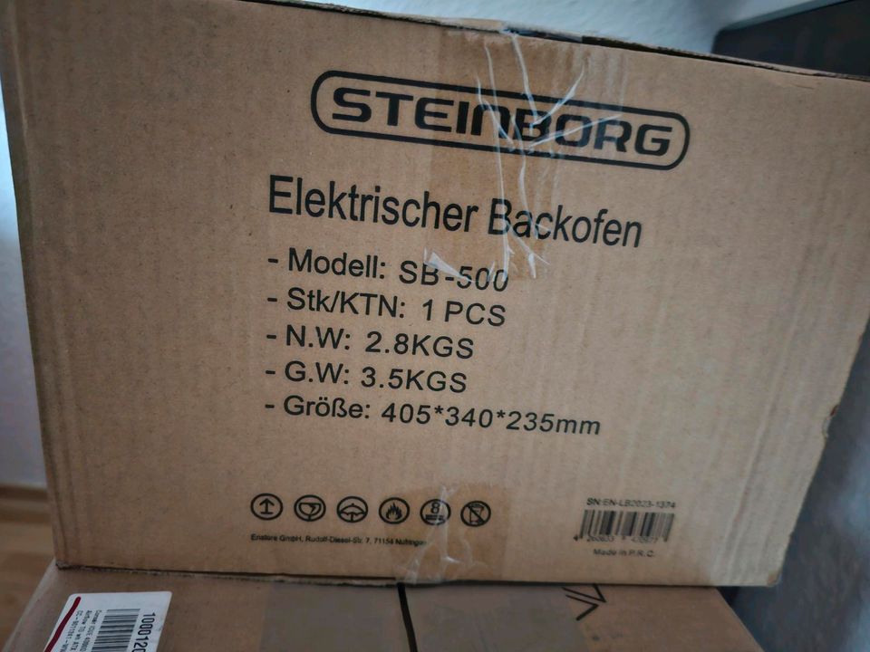 Steinborg Elektrischer Backofen SB-500 in Osterode am Harz