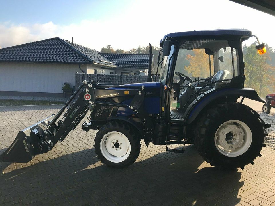 50 PS Lovol M504 Kabine mit Frontlader, Allrad Traktor Arbos in Markneukirchen