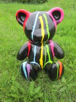 Teddy Bär groß sitzend schwarz / bunt Deko Garten Figur Eimsbüttel - Hamburg Eimsbüttel (Stadtteil) Vorschau