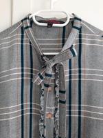Tom Tailor Denim Schluppenbluse grau kariert Gr. L Bayern - Karlshuld Vorschau