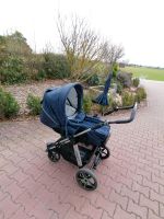 Hartan Sprint GT blau Kombi Kinderwagen mit viel Zubehör Hessen - Groß-Gerau Vorschau