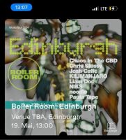 2 Tickets Boiler Room Edinburgh 19.5. Bayern - Fürth Vorschau