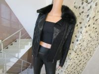 Guess Olivia Faux Leder-Jacke Fellkragen schwarz S 36-38 Nordrhein-Westfalen - Dinslaken Vorschau