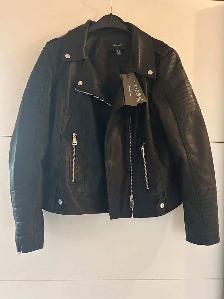 Vero Moda Lederjacke schwarz | XL | NEU in Werne