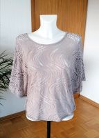 Taupe farbenes Shirt mit Lochmuster | XS | Amisu (New Yorker) Nordrhein-Westfalen - Hiddenhausen Vorschau