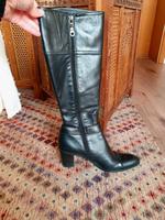 GEOX Leder Stiefel Gr. 38, Schwarz Bayern - Erdweg Vorschau