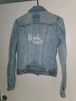 Jeansjacke Jacke Hochzeit Braut Bride JGA Junggesellenabschied Nordrhein-Westfalen - Wülfrath Vorschau