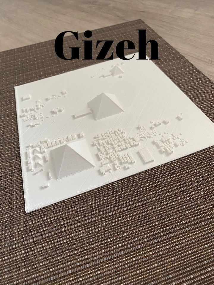 Deine Stadt als Dekoration (Heightmap) |3D Druck| in Unterschneidheim