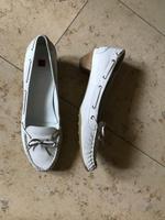 Weiße Damen-Schuhe, Pumps,  Mokkassins Gr. 7 1/2 (41) v. Högl Nordrhein-Westfalen - Meerbusch Vorschau