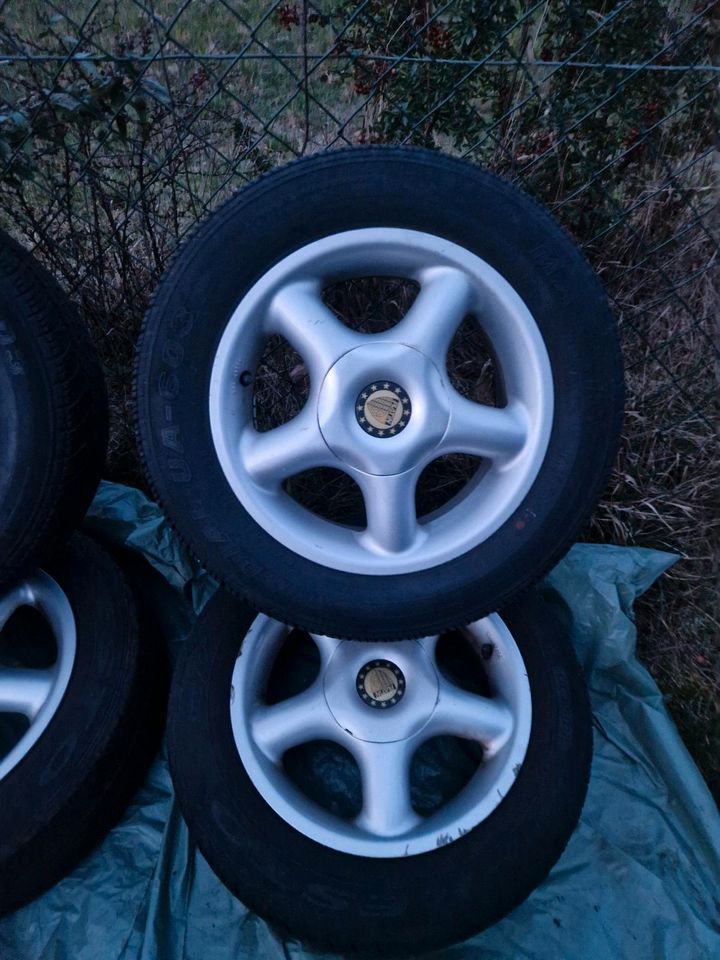 Alufelgen Platin 14 Zoll 4x100 Honda VW Golf 1 2 3 Opel in Cottbus