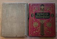Katholische Bilder-Bibel. 1911 bzw 1909.  antik. mit Schuber. Rheinland-Pfalz - Mainz Vorschau
