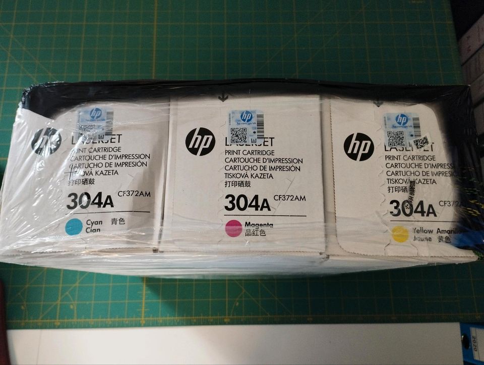 Toner HP 304A (3er-Pack, cyan+yellow+magenta) in Burtenbach