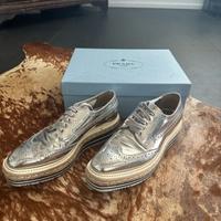 Prada Sneaker Silber Budapester Gr 39 Baden-Württemberg - Lörrach Vorschau