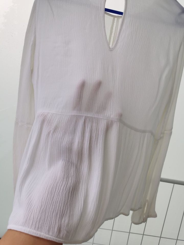 Bluse von Dorothy Perkins, Größe M, Boho, Ethno, weiß in Göttingen